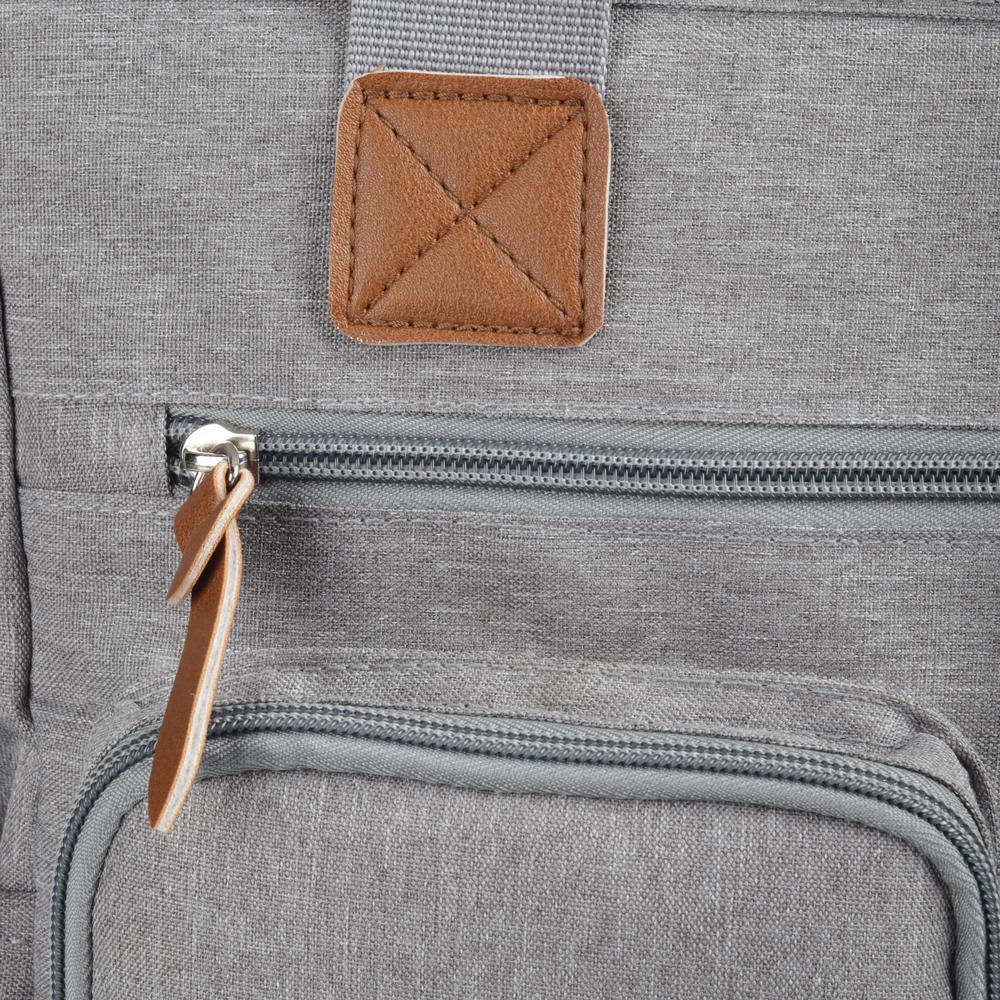 Bolsa Multifuncional DI1567 na cor Cinza, brinde personalizado Sky Brindes