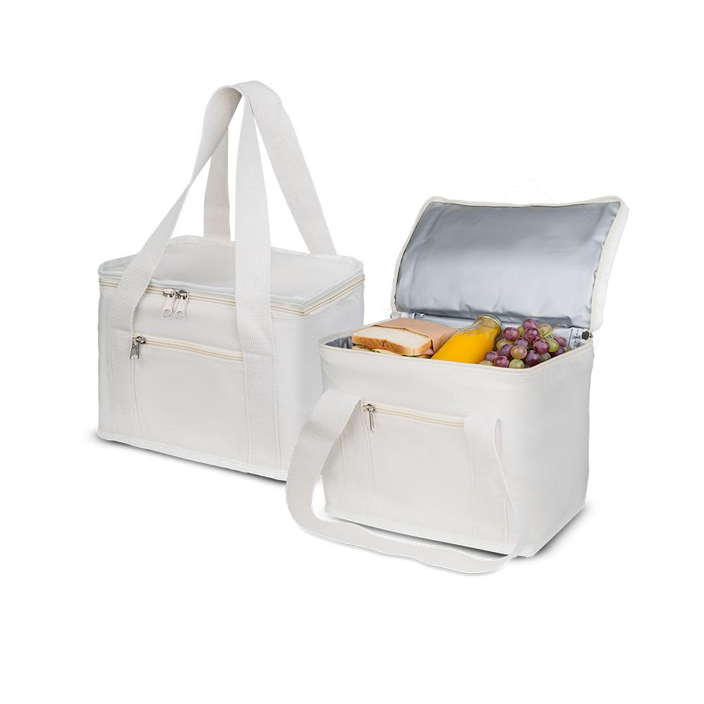 Bolsa Térmica DI1586 na cor Natural, brinde personalizado Sky Brindes