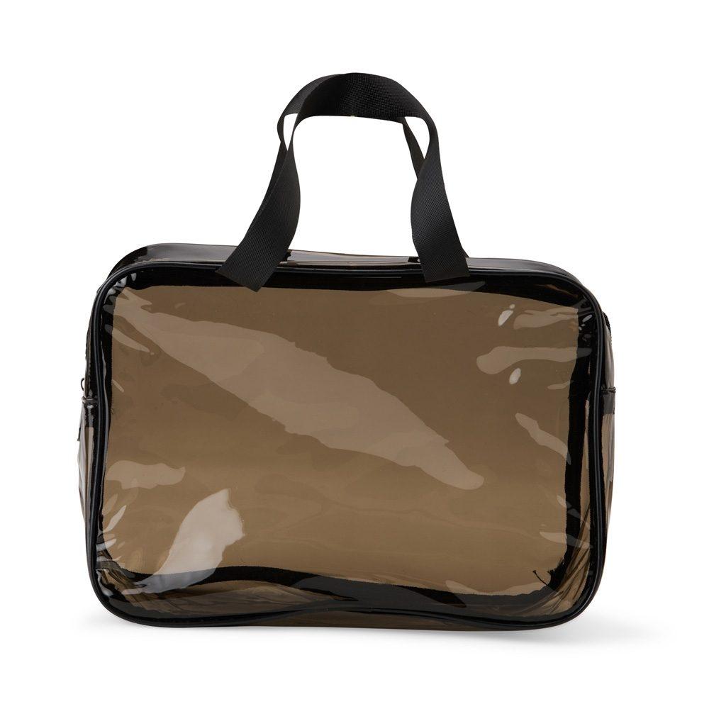 Nécessaire DI1596 na cor Preto, brinde personalizado Sky Brindes