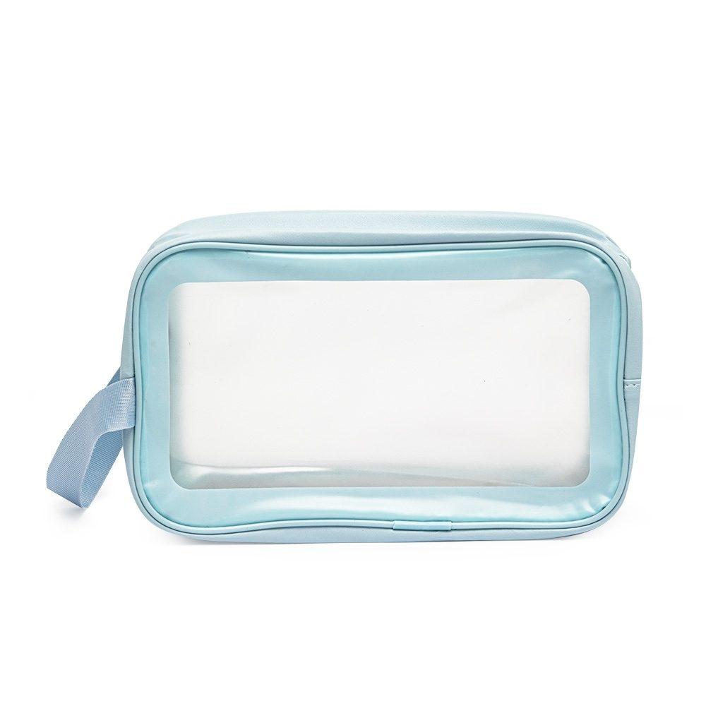 Nécessaire DI1598 na cor Azul, brinde personalizado Sky Brindes