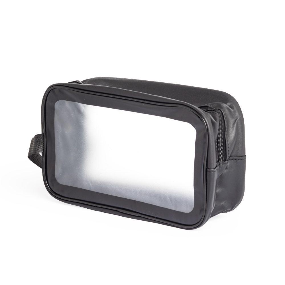 Nécessaire DI1598 na cor Preto, brinde personalizado Sky Brindes