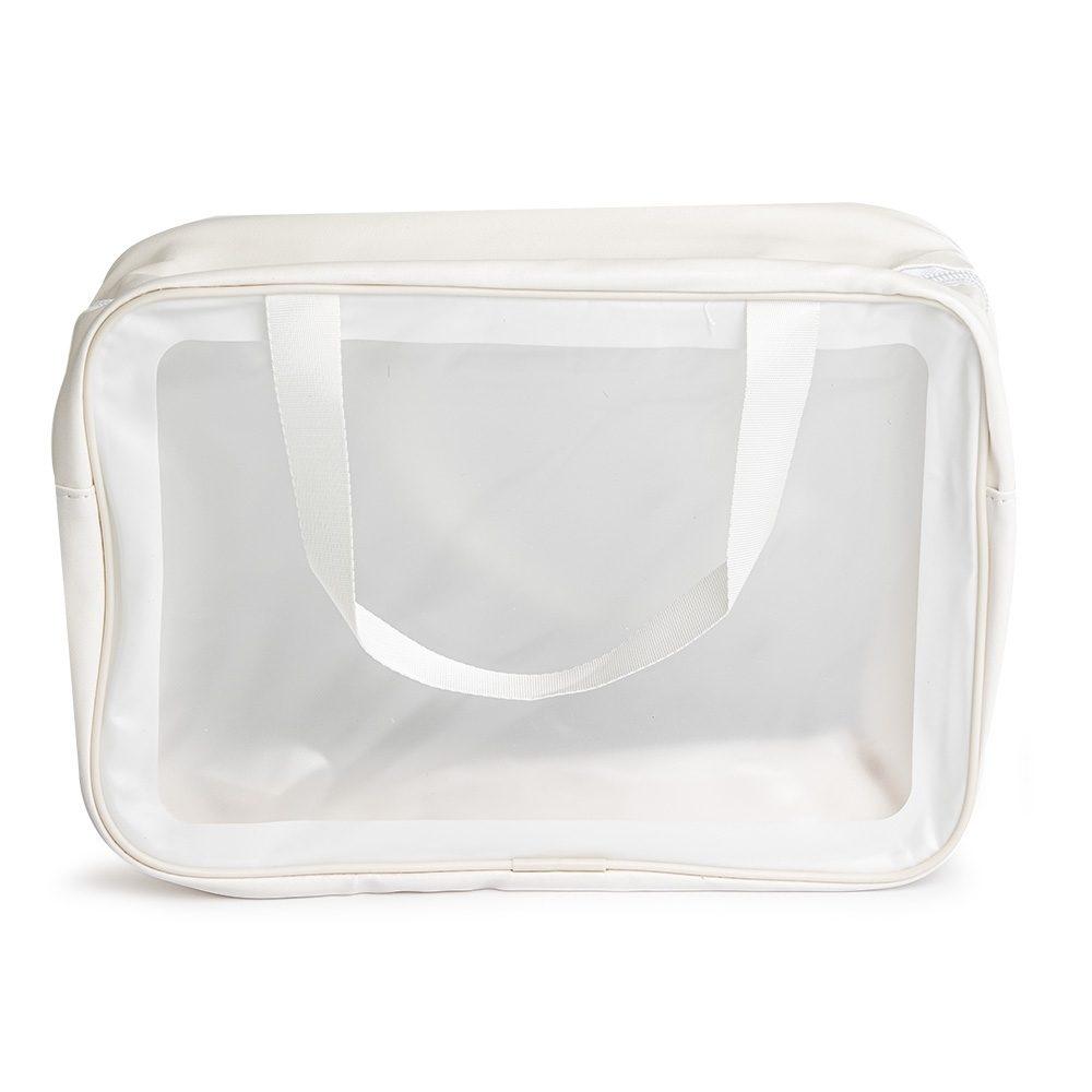 Nécessaire DI1599 na cor Branco, brinde personalizado Sky Brindes