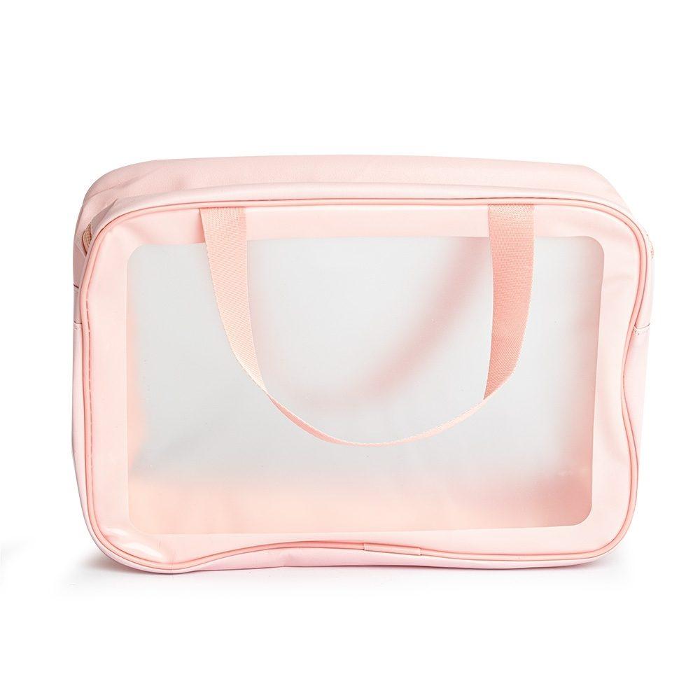 Nécessaire DI1599 na cor Rosa, brinde personalizado Sky Brindes