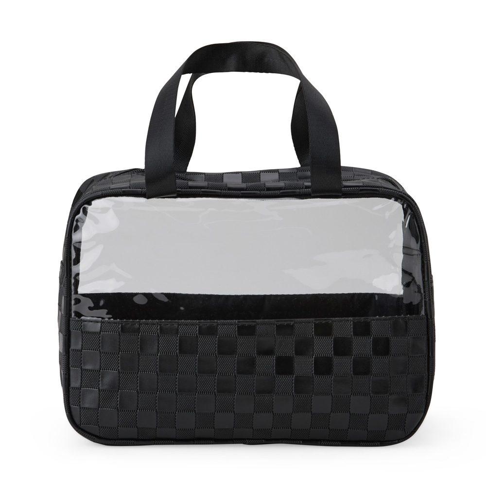 Nécessaire DI1601 na cor Preto, brinde personalizado Sky Brindes