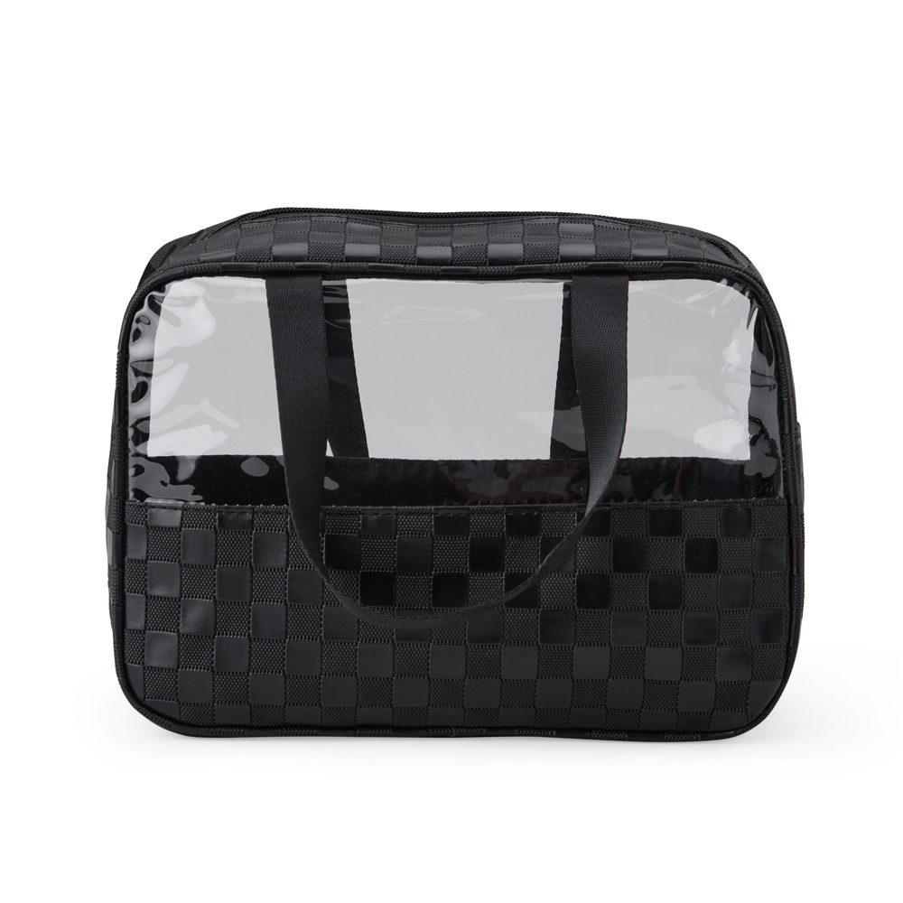 Nécessaire DI1601 na cor Preto, brinde personalizado Sky Brindes