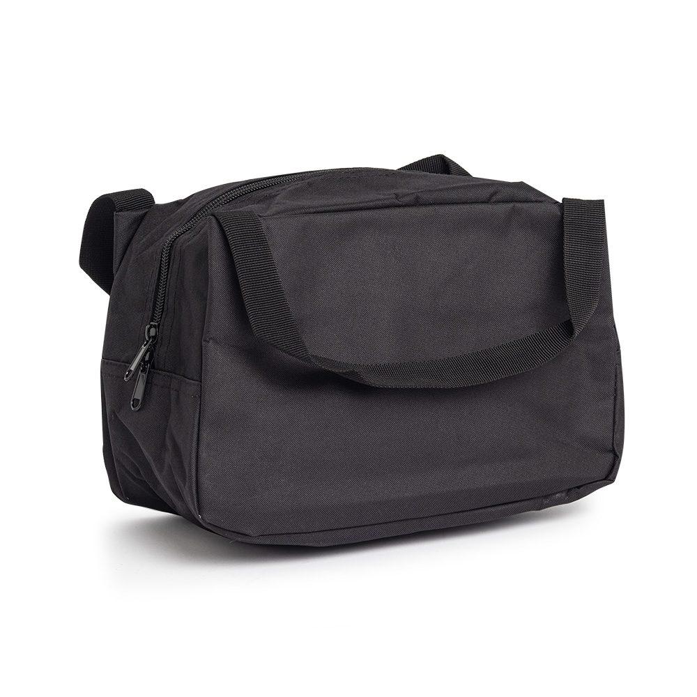 Bolsa Térmica 6 Litros DI1642 na cor Preto, brinde personalizado Sky Brindes