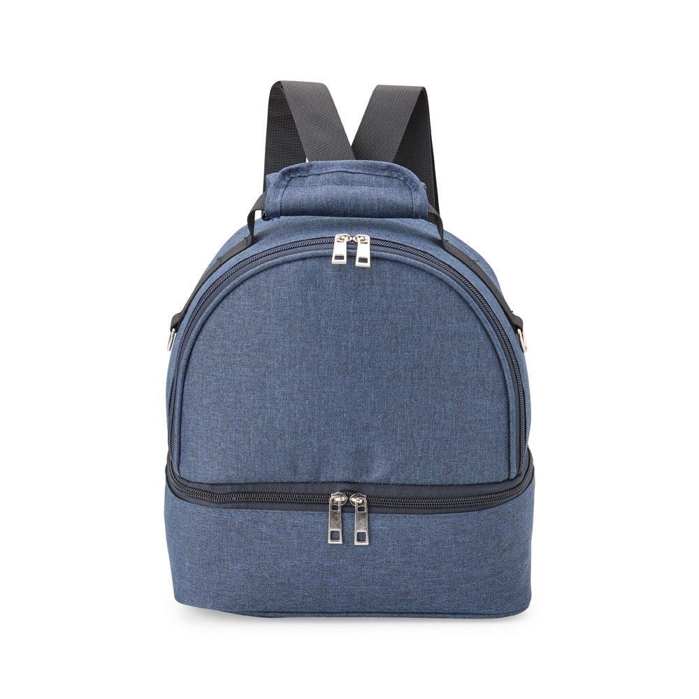 Bolsa Térmica dupla 7 Litros DI1644 na cor Azul escuro, brinde personalizado Sky Brindes