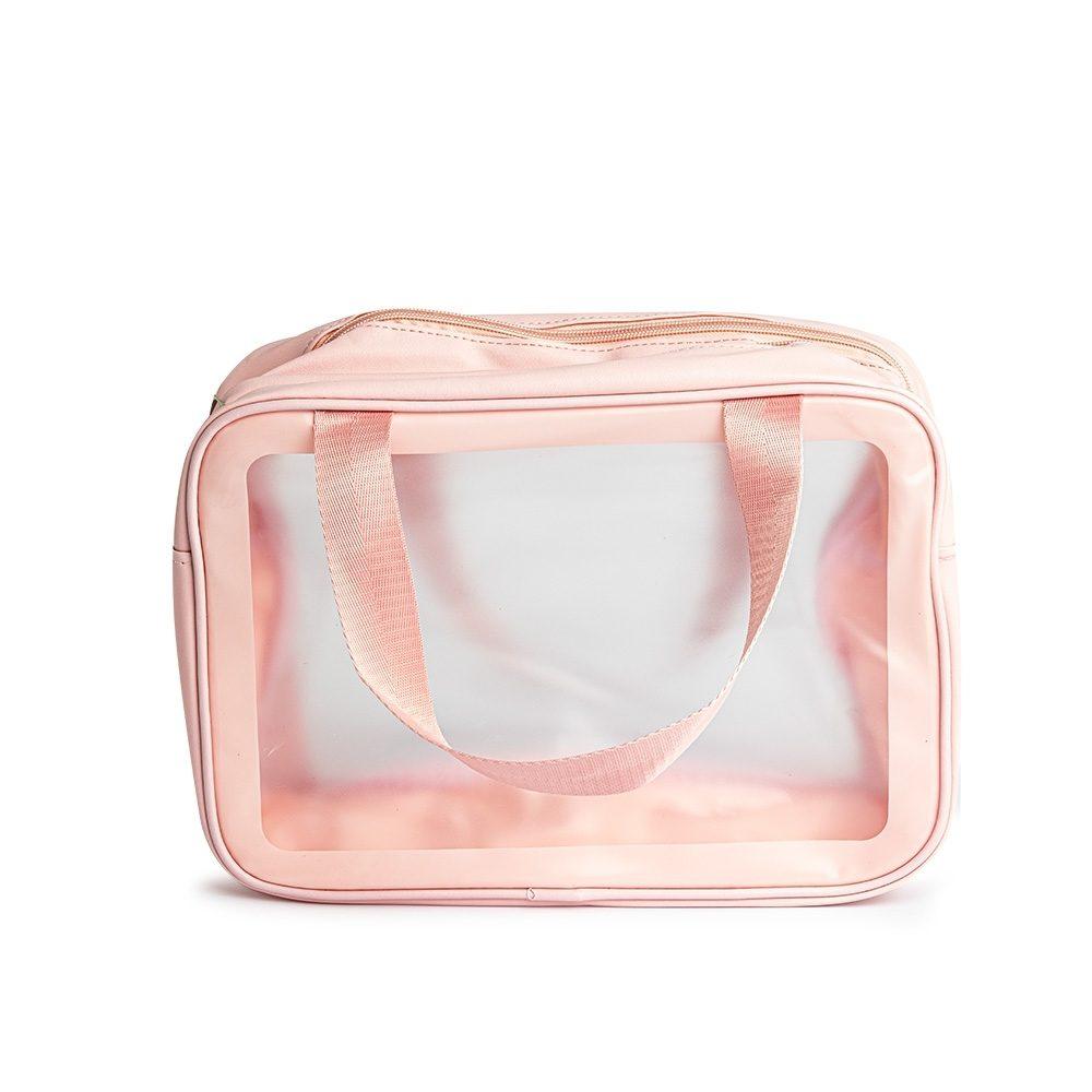 Nécessaire DI1648 na cor Rosa, brinde personalizado Sky Brindes