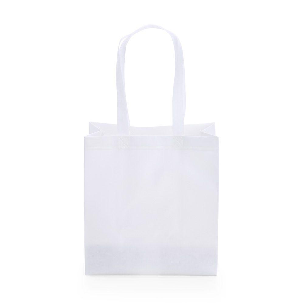 Sacola TNT DI1652 na cor Branco, brinde personalizado Sky Brindes