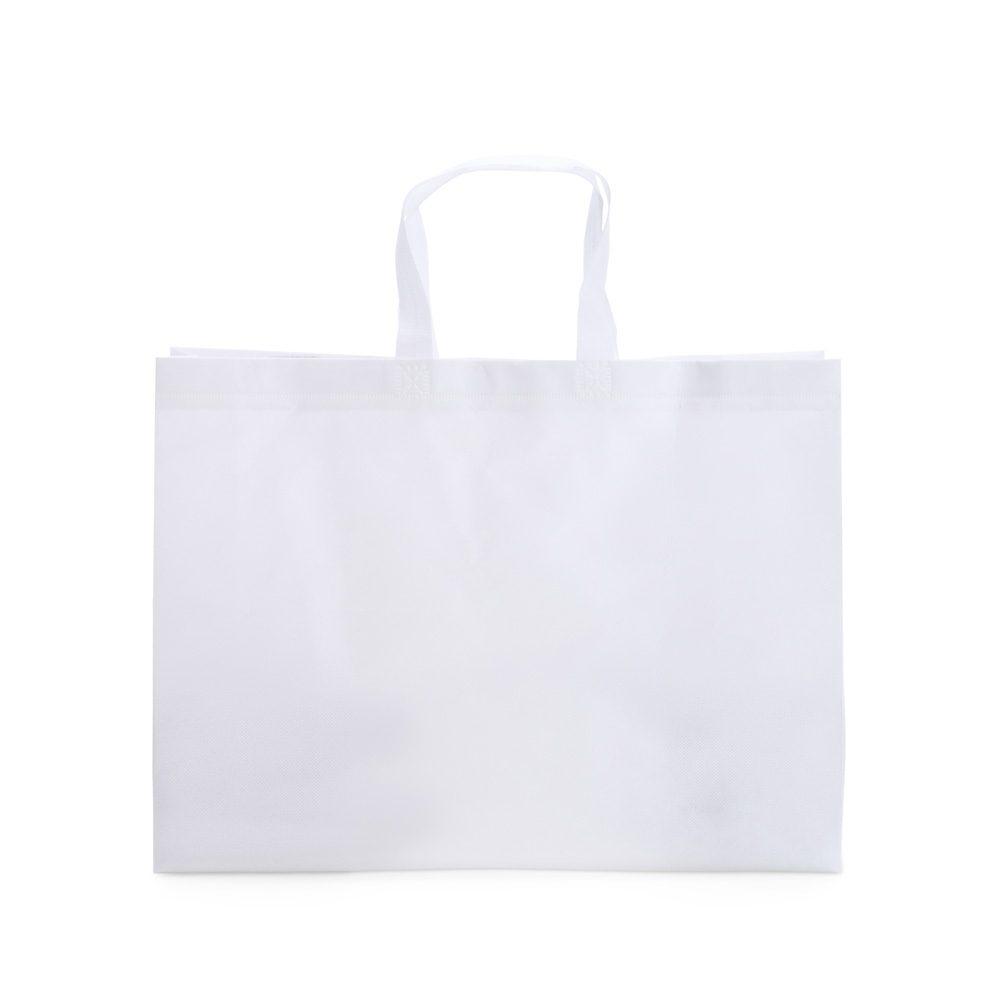 Sacola TNT DI1653 na cor Branco, brinde personalizado Sky Brindes