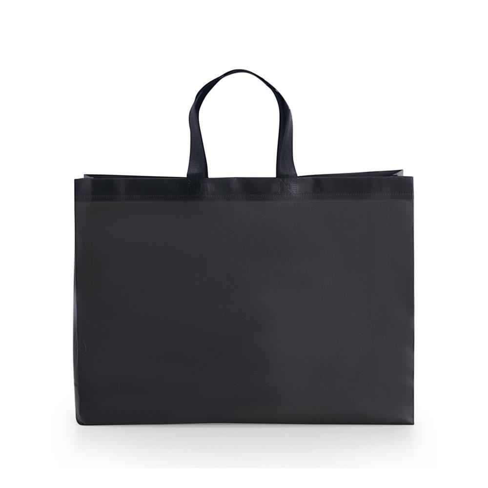 Sacola TNT DI1653 na cor Preto, brinde personalizado Sky Brindes
