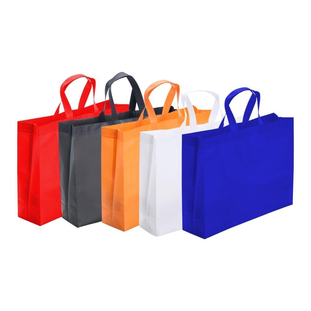 Sacola TNT DI1653 na cor Laranja, brinde personalizado Sky Brindes