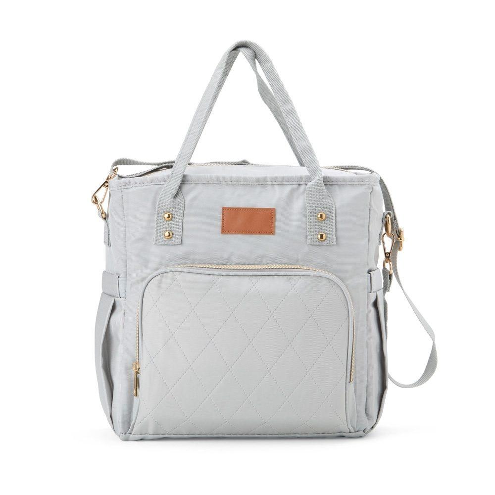 Bolsa Térmica 16 Litros DI1674 na cor Cinza, brinde personalizado Sky Brindes