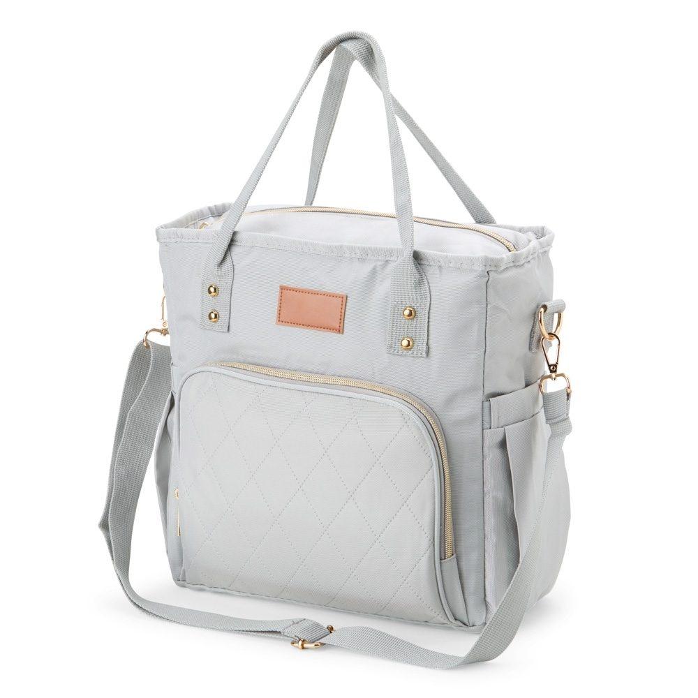 Bolsa Térmica 16 Litros DI1674 na cor Cinza, brinde personalizado Sky Brindes
