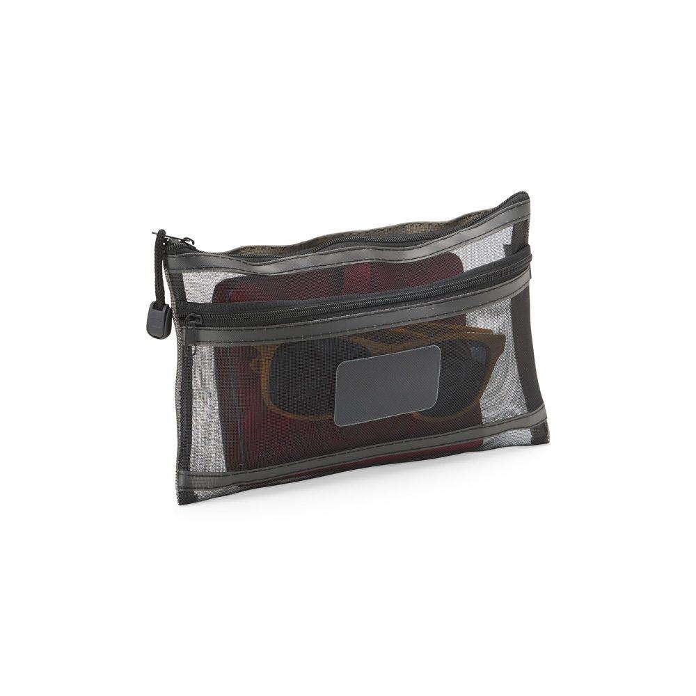 Estojo em Nylon DI1681 na cor Preto, brinde personalizado Sky Brindes