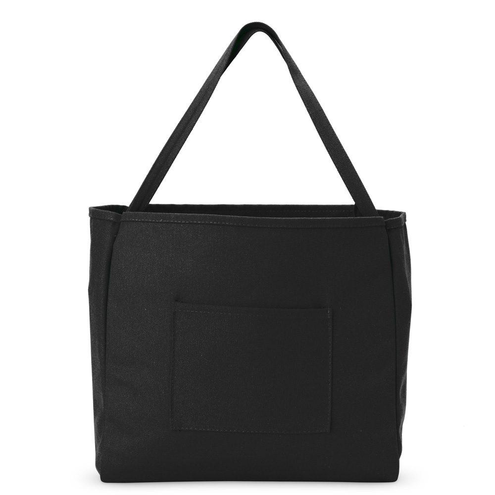Bolsa de lona DI1685 na cor Preto, brinde personalizado Sky Brindes