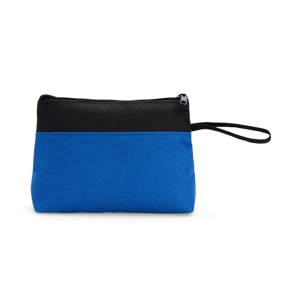 Necessaire Nylon Resistente DI1706 na cor Azul, brinde personalizado Sky Brindes
