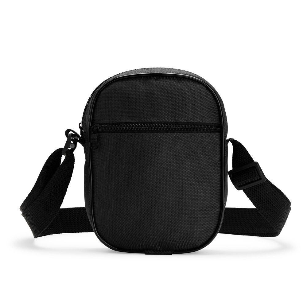 Bolsa de Ombro DI1709 na cor Preto, brinde personalizado Sky Brindes