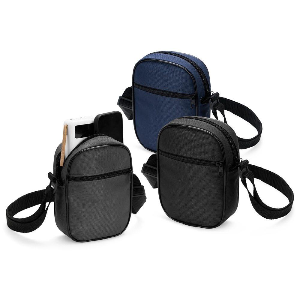 Bolsa de Ombro DI1709 na cor Azul, brinde personalizado Sky Brindes