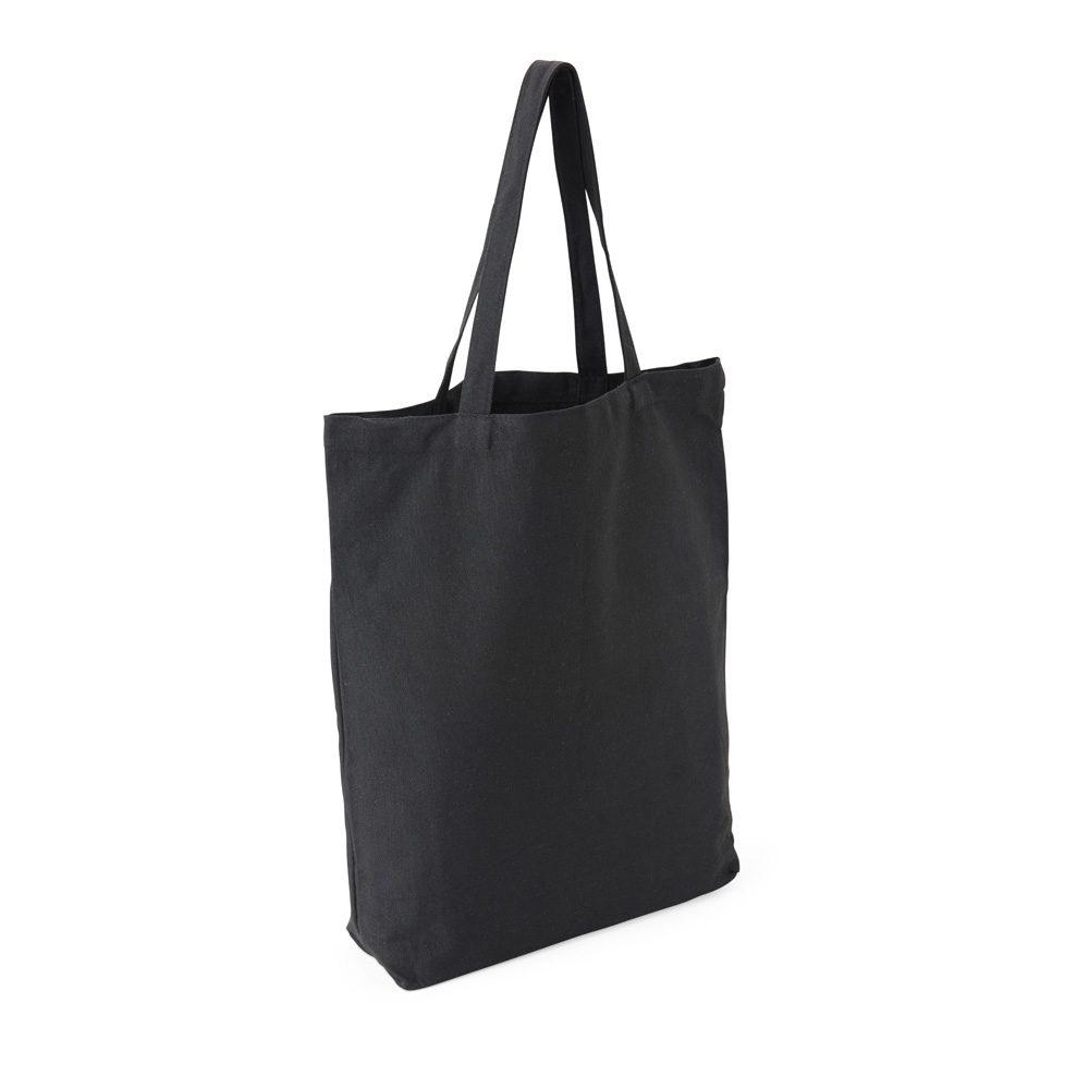 Sacola de Algodão DI1713 na cor Preto, brinde personalizado Sky Brindes