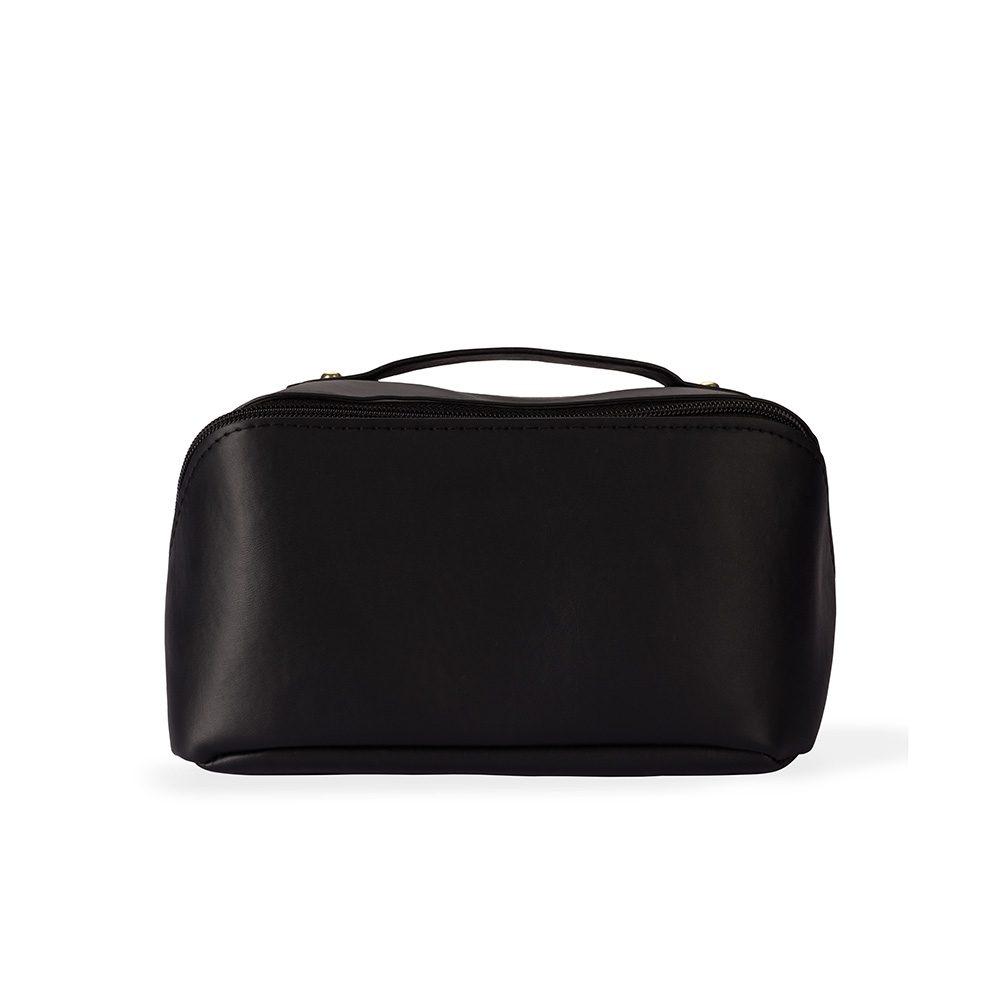 Necessaire em PU DI1719 na cor Preto, brinde personalizado Sky Brindes