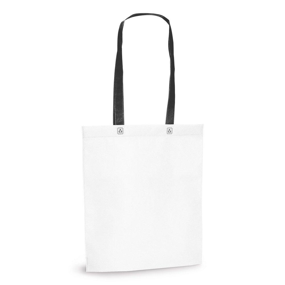 Sacola em non-woven DI1722 na cor Preto, brinde personalizado Sky Brindes