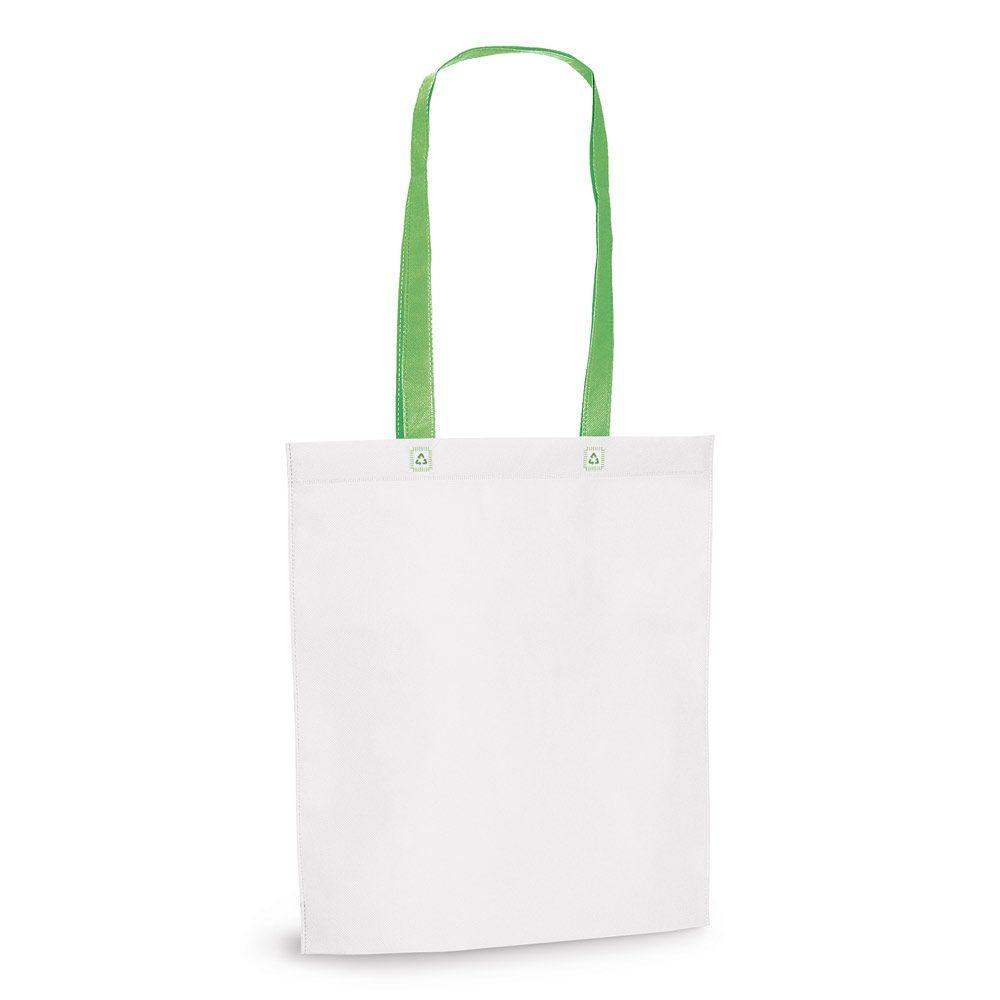 Sacola em non-woven DI1722 na cor Verde claro, brinde personalizado Sky Brindes
