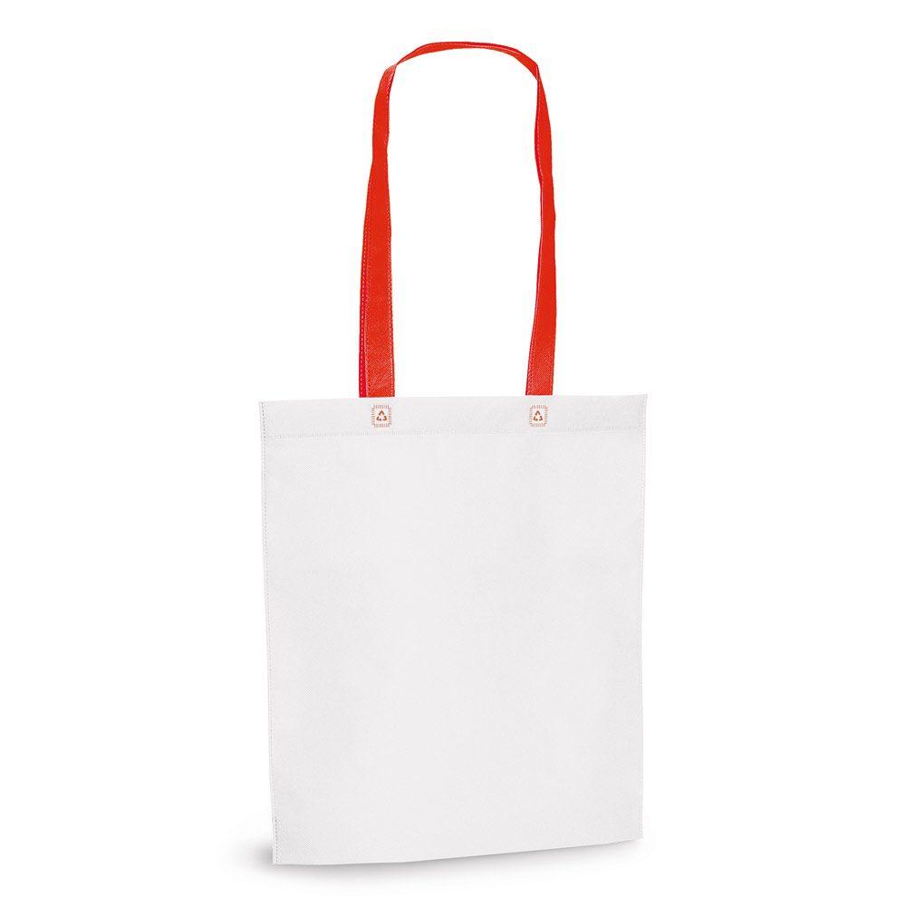 Sacola em non-woven DI1722 na cor Vermelho, brinde personalizado Sky Brindes