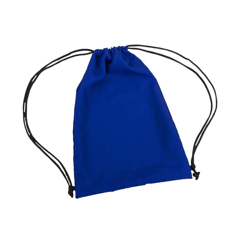 Sacochila Microfibra DI1725 na cor Azul, brinde personalizado Sky Brindes