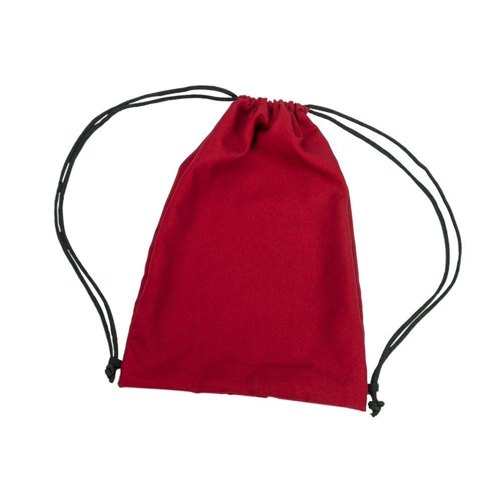 Sacochila Microfibra DI1725 na cor Vermelho, brinde personalizado Sky Brindes