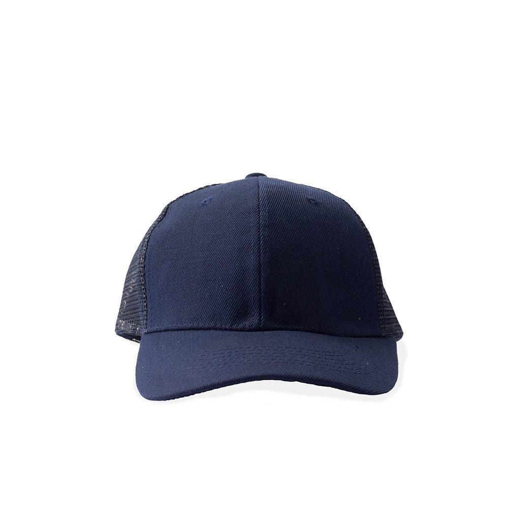 Boné Poliéster Aba Curva DI1727 na cor Azul escuro, brinde personalizado Sky Brindes