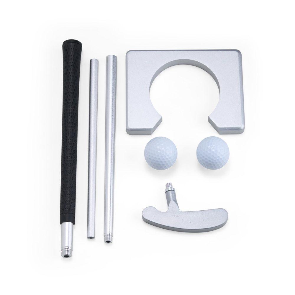 Kit de Treino Para Golfe DI1728 na cor Preto, brinde personalizado Sky Brindes