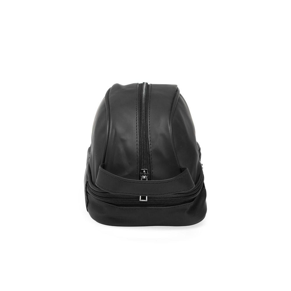 Necessaire Couro Sintético DI1734 na cor Azul, brinde personalizado Sky Brindes