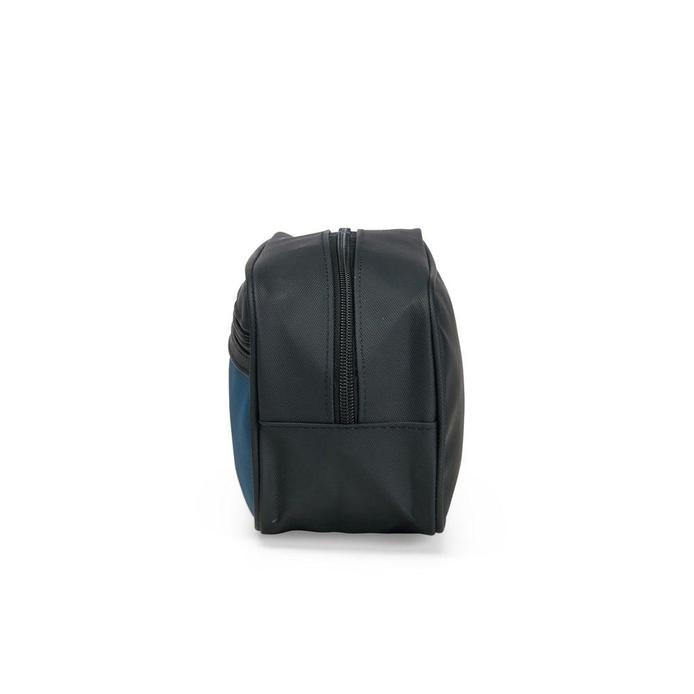 Necessaire Couro Sintético DI1735 na cor Azul, brinde personalizado Sky Brindes
