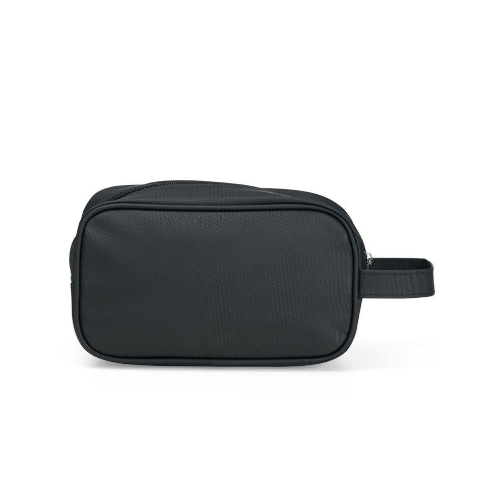 Necessaire Couro Sintético DI1735 na cor Azul, brinde personalizado Sky Brindes