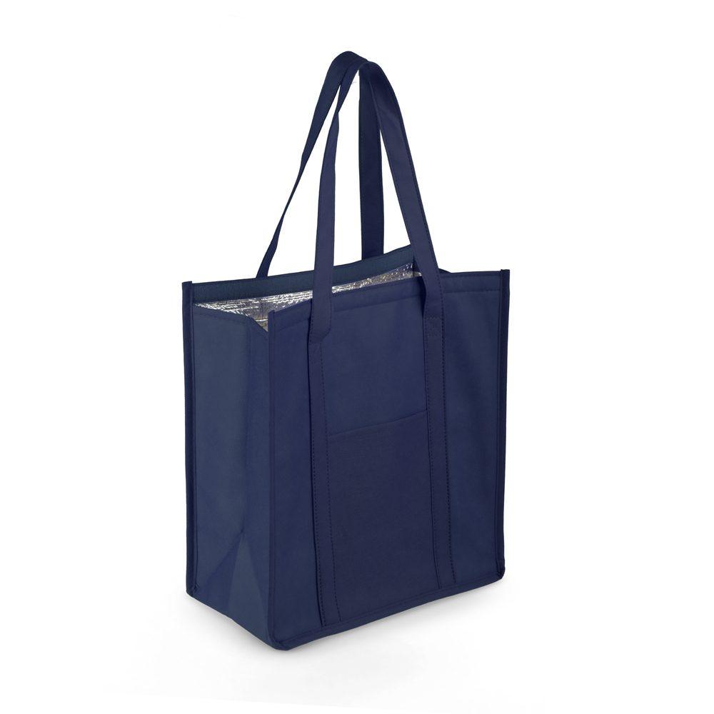 Sacola Térmica em TNT DI1739 na cor Azul, brinde personalizado Sky Brindes