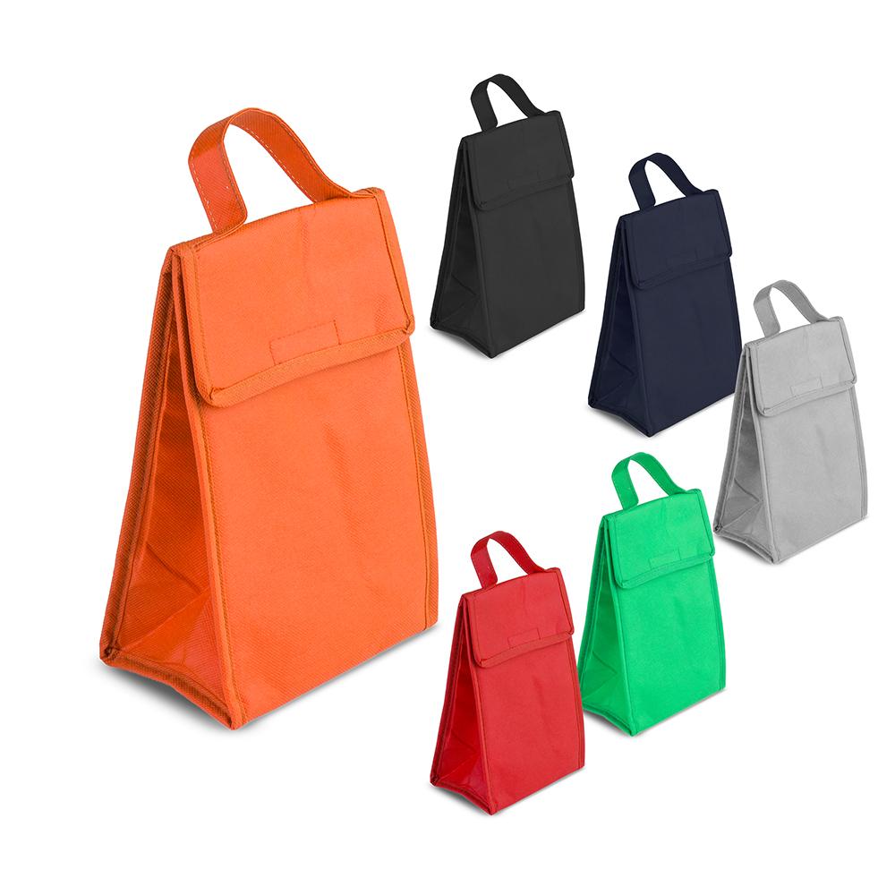 Bolsa Térmica em TNT DI1740 na cor Laranja, brinde personalizado Sky Brindes