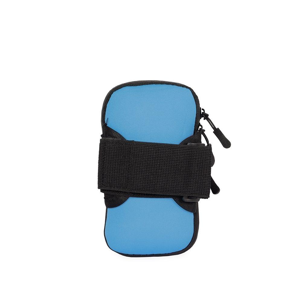 Braçadeira Esportiva Neoprene DI1744 na cor Azul, brinde personalizado Sky Brindes