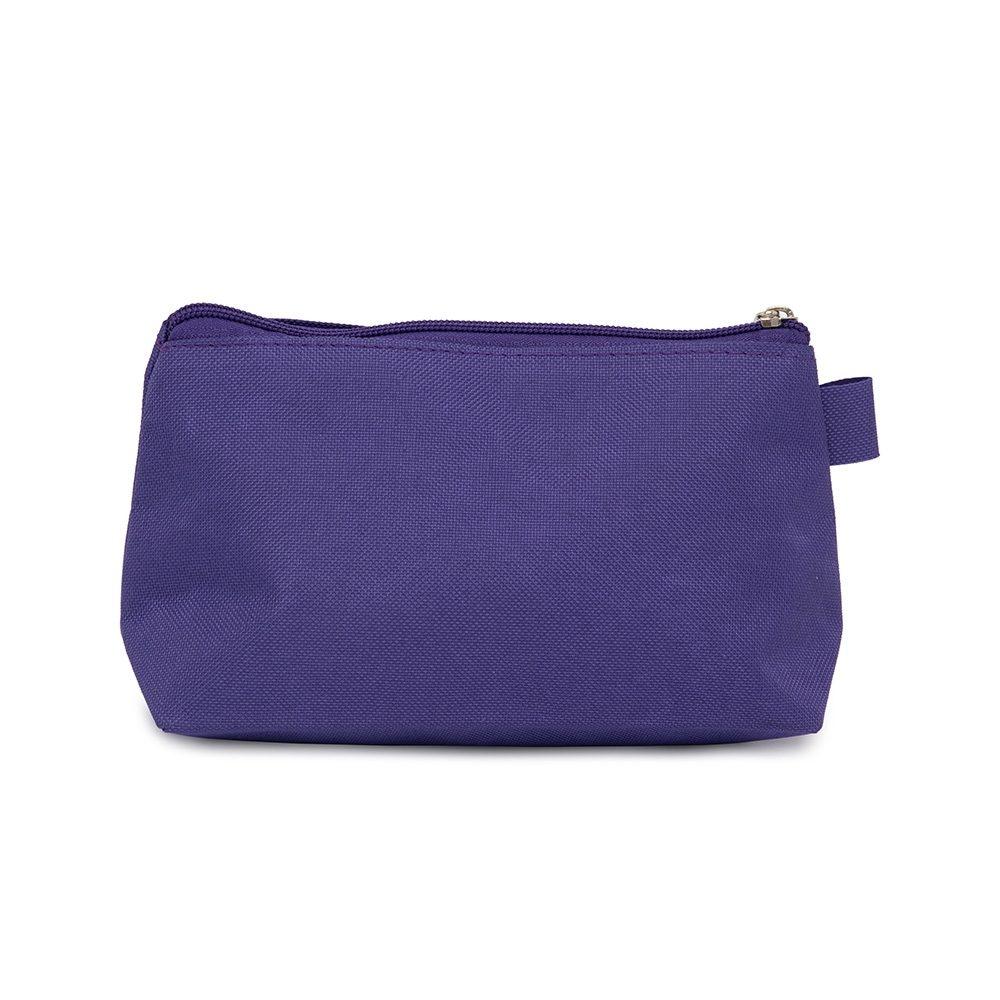 Necessaire Nylon DI1745 na cor Roxo, brinde personalizado Sky Brindes