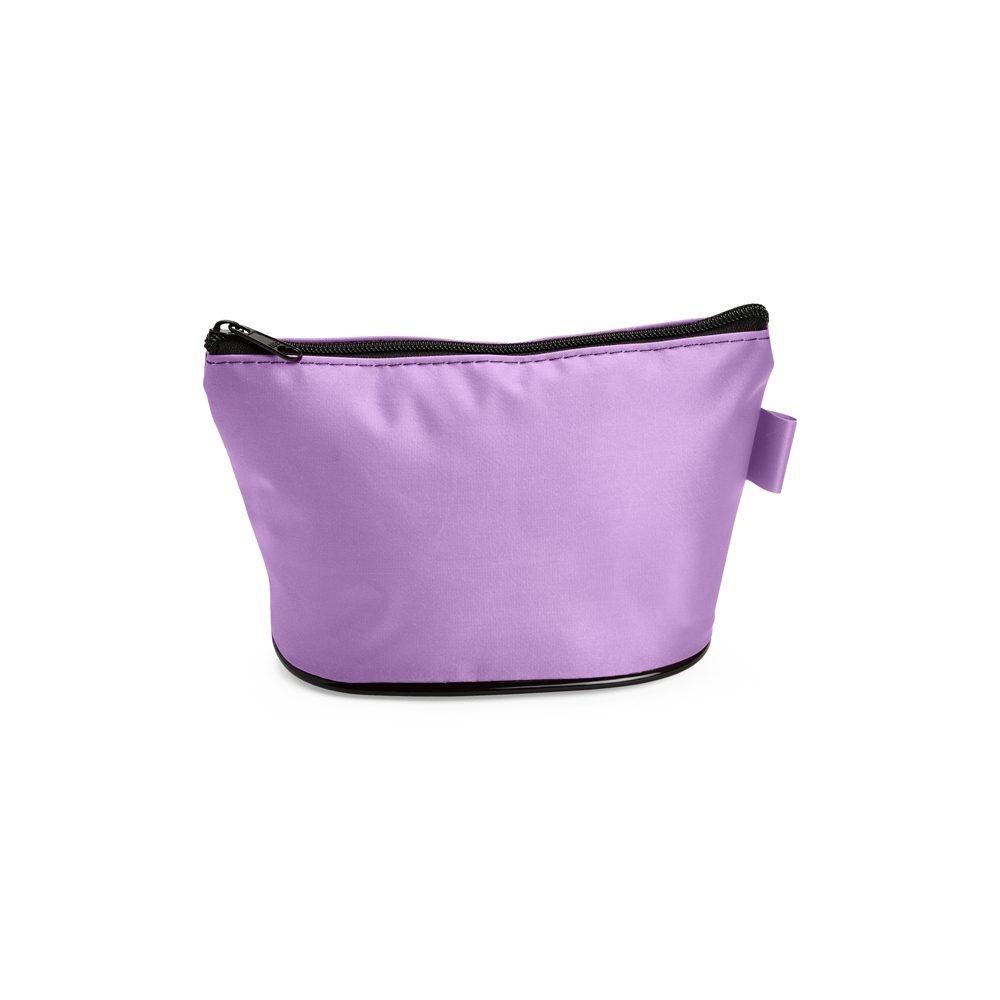 Necessaire Nylon DI1746 na cor Lilás, brinde personalizado Sky Brindes