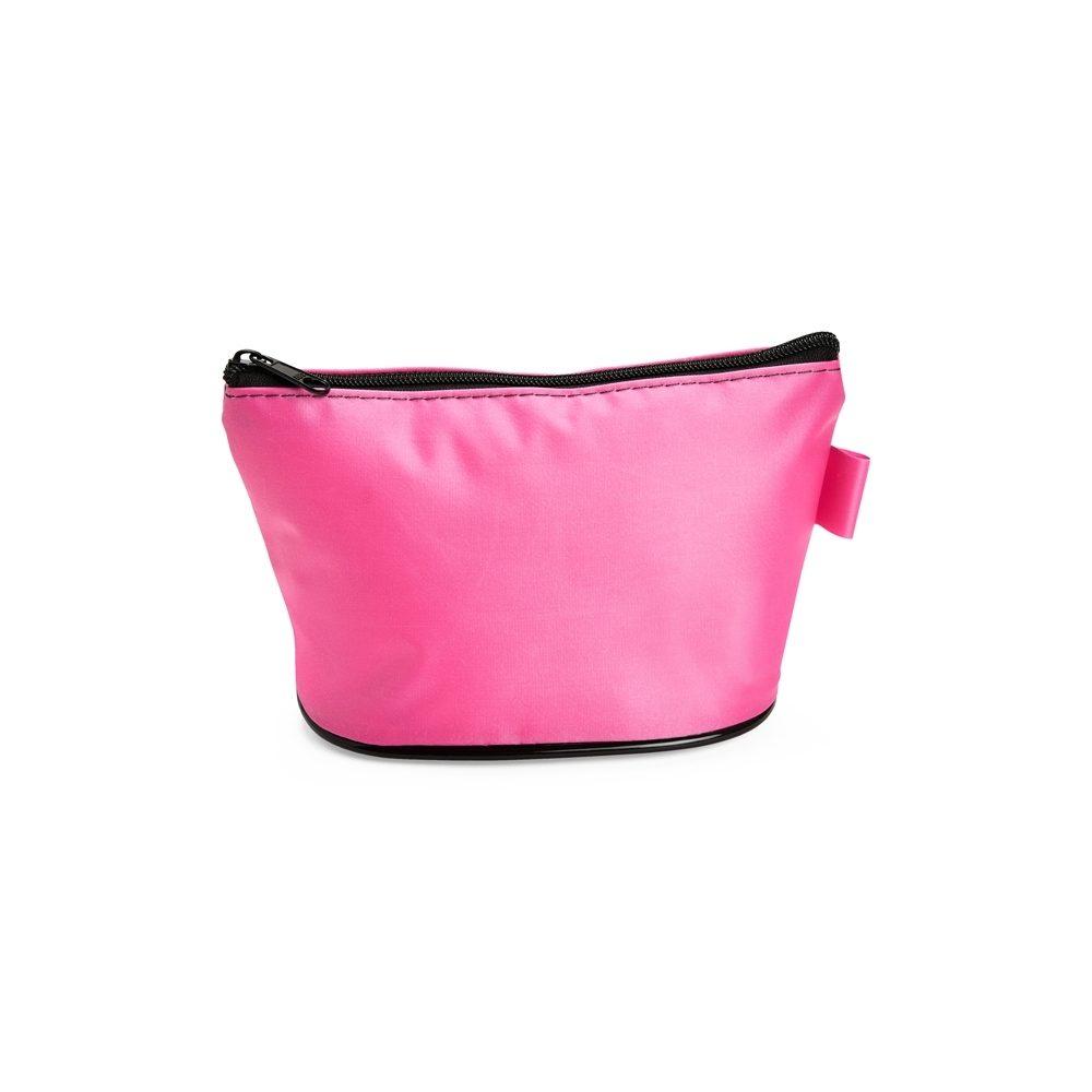 Necessaire Nylon DI1746 na cor Pink, brinde personalizado Sky Brindes