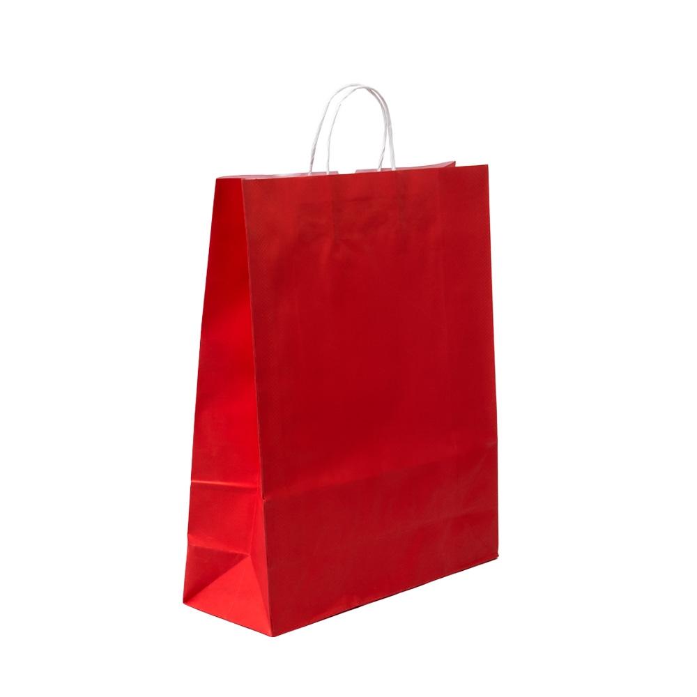 Sacola kraft grande DI1784 na cor Kraft, brinde personalizado Sky Brindes