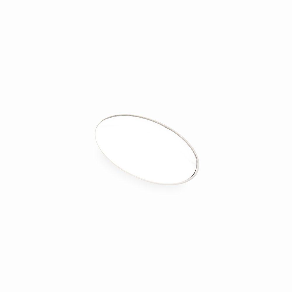 Plaquinha metálica DI1814 na cor Prata, brinde personalizado Sky Brindes
