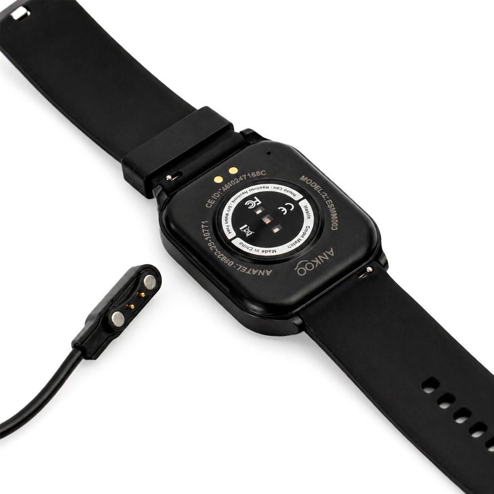Smartwatch t62 DI1820 na cor Preto, brinde personalizado Sky Brindes