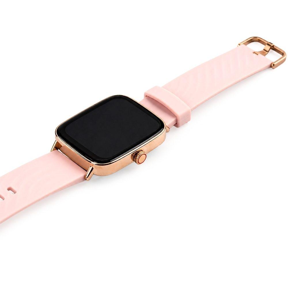 Smartwatch idw28 DI1822 na cor Rosa, brinde personalizado Sky Brindes