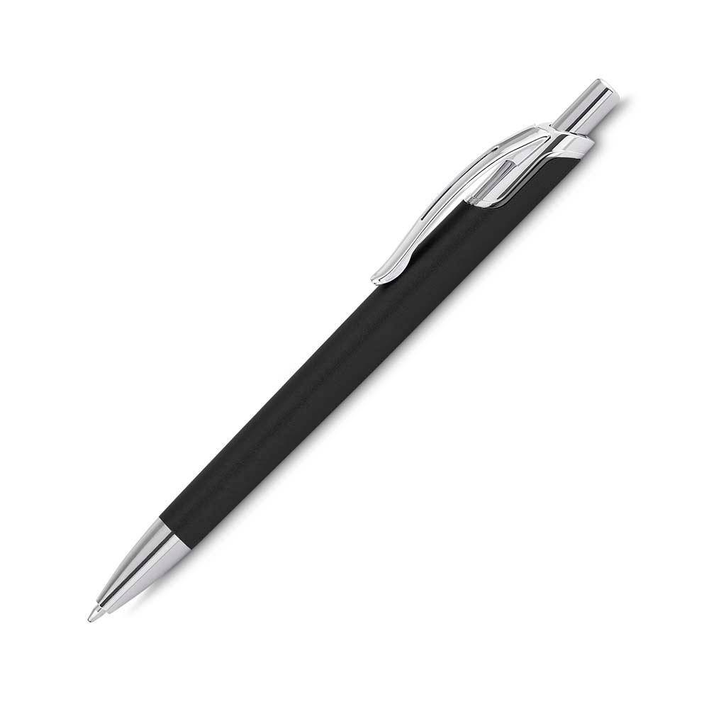 Caneta metálica DI1895 na cor Preto, brinde personalizado Sky Brindes