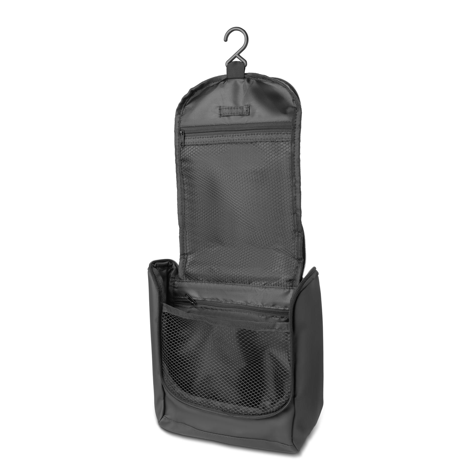 Necessaire em pu DI1919 na cor Preto, brinde personalizado Sky Brindes