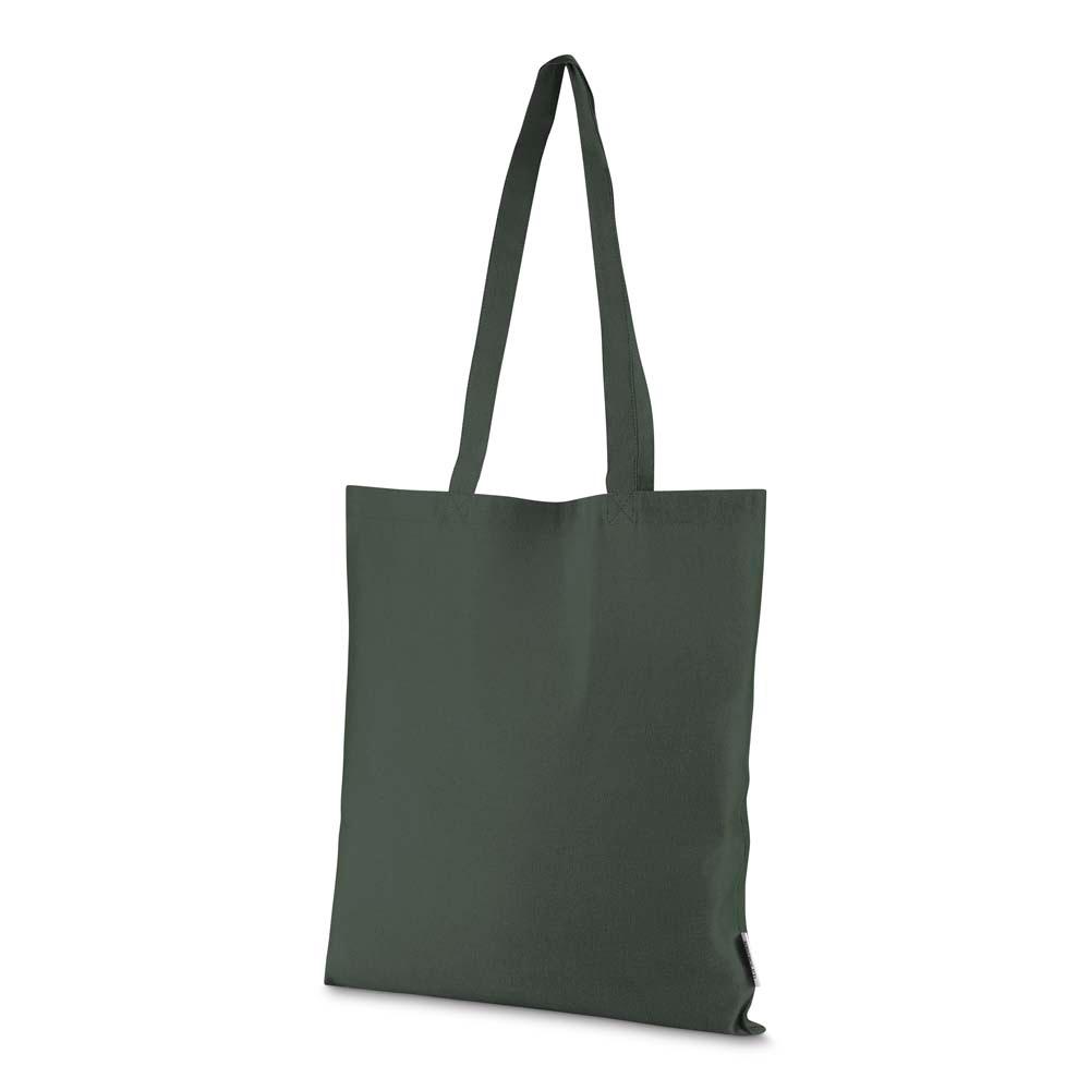 Sacola em algodão reciclável 140gm² DI1924 na cor Verde bebê, brinde personalizado Sky Brindes