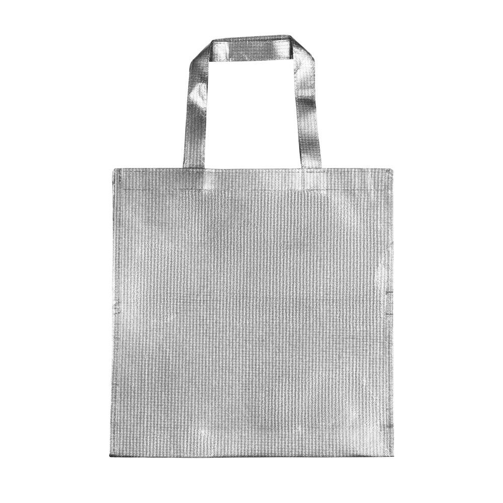 Sacola em tnt laminado 90gm² (34x35x8cm) DI1926 na cor Azul, brinde personalizado Sky Brindes
