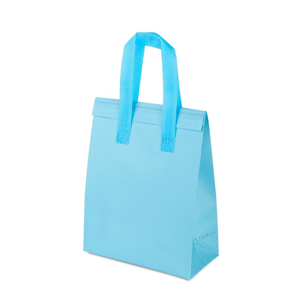Sacola térmica (26x20cm) DI1927 na cor Azul celeste, brinde personalizado Sky Brindes